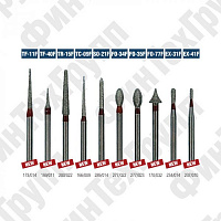 Алмазные боры TF-11F, TF-40F, TR-15F, TC-09F, SO-21F, FO-34F, FO-35F, FO-77F, EX-31F,EX-41F нумерация идентична борам MANI